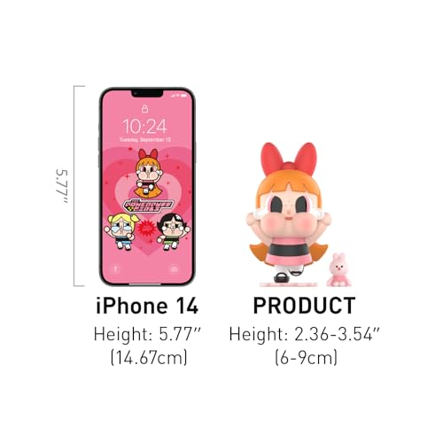 POP MART CRYBABY x Powerpuff Girls Series Figures, 12PCs CRYBABY Blind Box Figures, Random Design Action Figures Collectible Toys Home Decorations