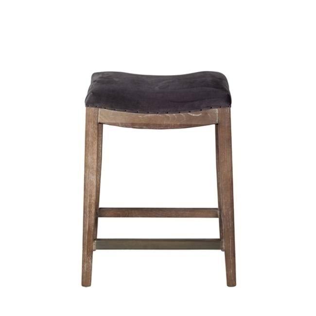 HCD Saddle Wood Stool - N/A - Green