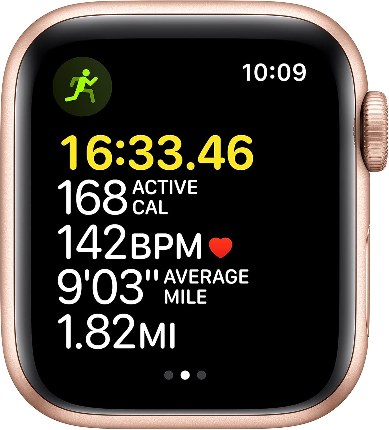 Apple Watch SE (Gen 1) [GPS 40mm] Smart watch w/Gold Aluminium Case with Starlight Sport Band. Fitness & Activity Tracker, Heart Rate Monitor