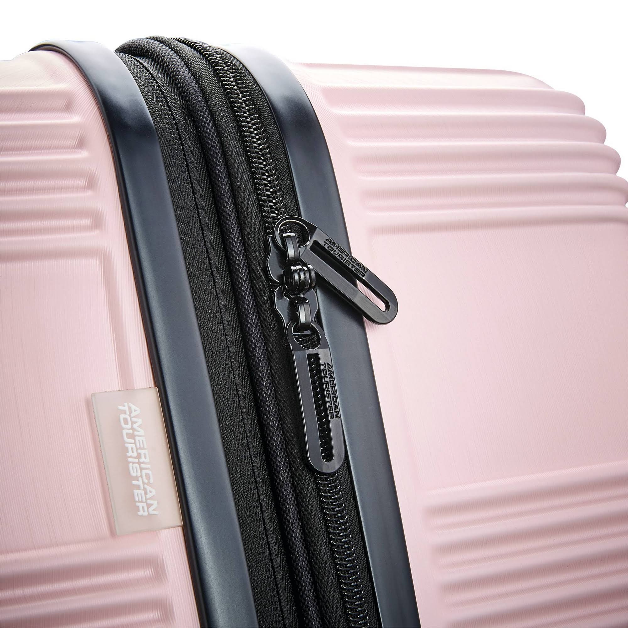 American Tourister 20x22 Checkered Carry on Hardside Suitcase - Pink