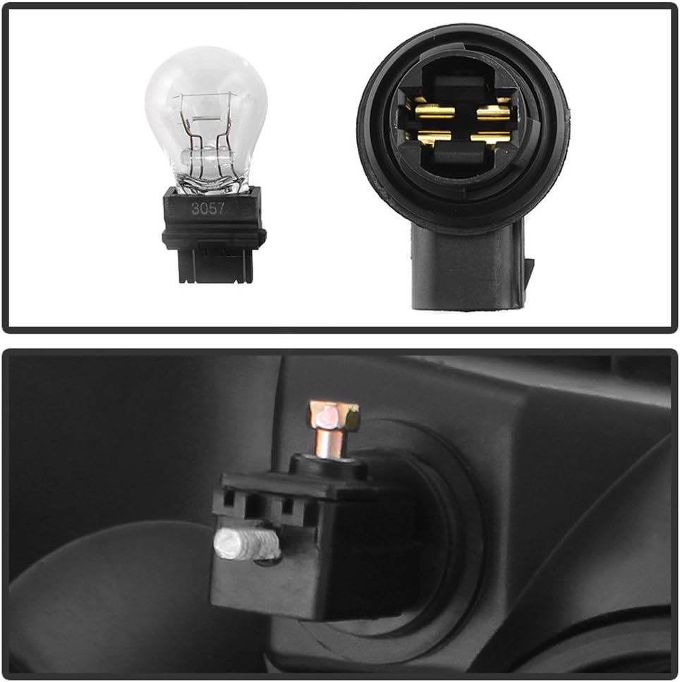 ACANII - For 2008-2010 Dodge Grand Caravan Replacement Headlights Headlamps 08-10 Driver + Passenger Side