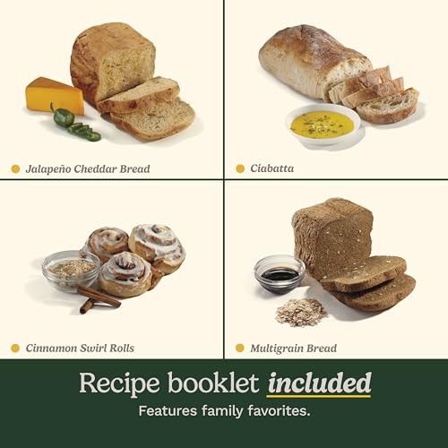 Cuisinart Convection Bread Maker Machine-16 Menu Options, 3 Loaf Sizes up to 2lbs, 3 Crust Colors-Includes Measuring Cup + Spoon & Kneading Hook