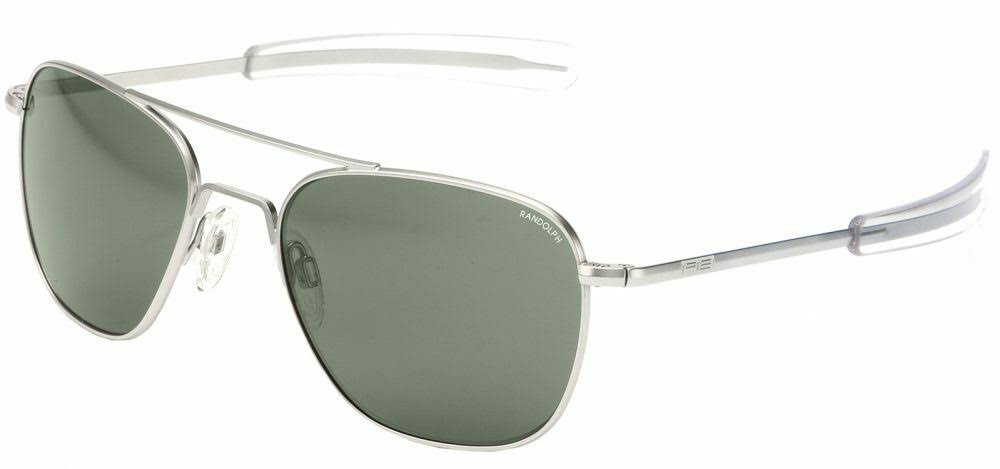 Randolph Engineering Aviator Matte Chrome Sunglasses | AGX Bayonet AR