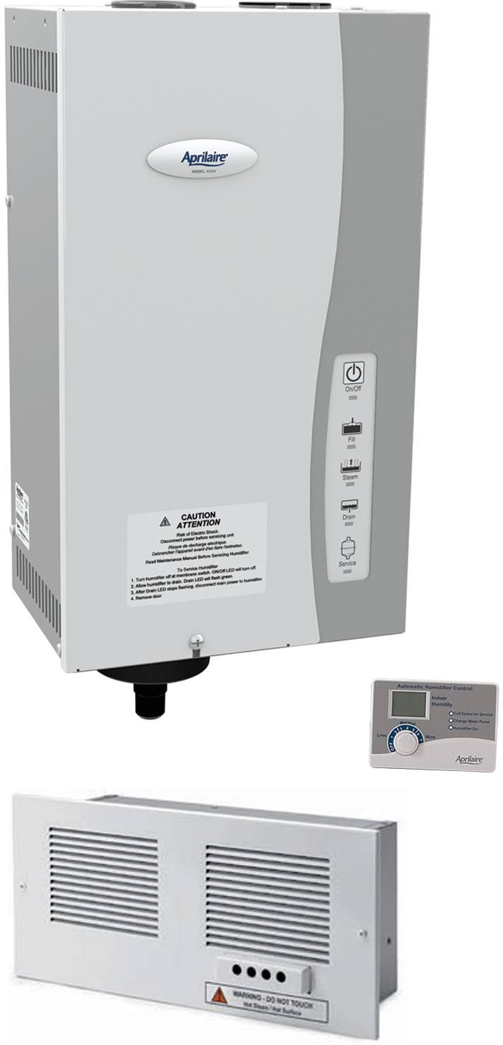 Aprilaire 865 Automatic Steam Humidifier with Fan Pack - Megean