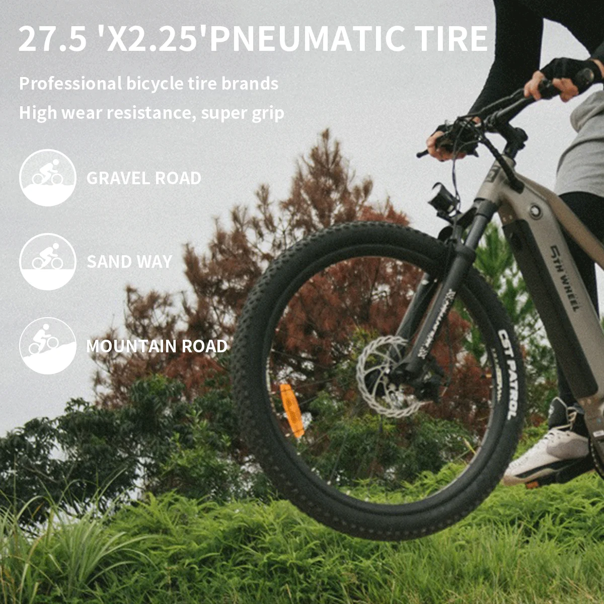 5TH WHEEL Torrent 1 27.5" Electric Bike for Adults