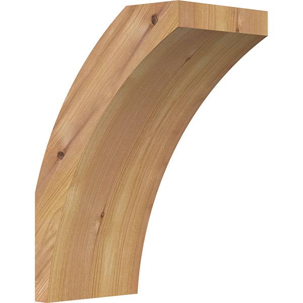 5 1/2x22W x 8x22D x 12x22H Thorton Smooth Brace, Western Red Cedar