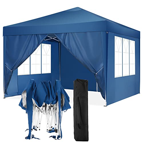 COBIZI Canopy 10x20 Pop Up Canopy Tent with 6 Sidewalls Party Tents for Parties Weddings Backyard Waterproof Canopy Outdoor Commercial Canopy Event