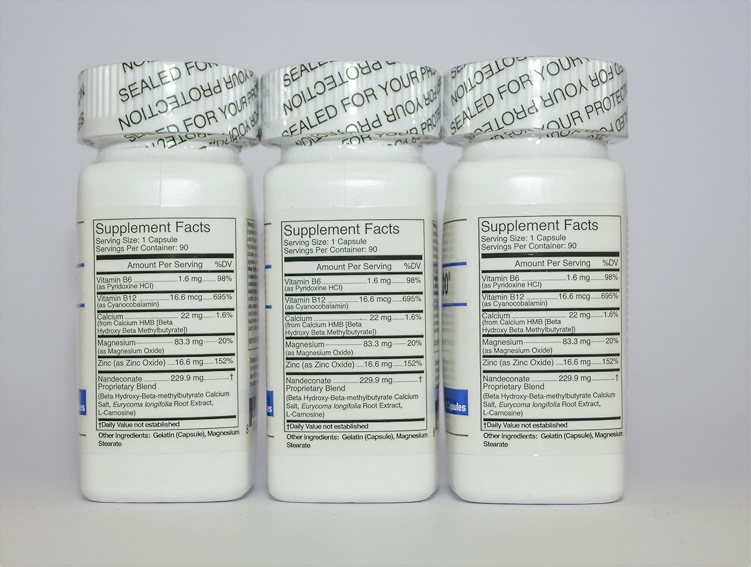 Deca 200 - Strength & Size, Muscle Recovery, Joint Protection - Capsules - 3 Month Supply - 3 Count