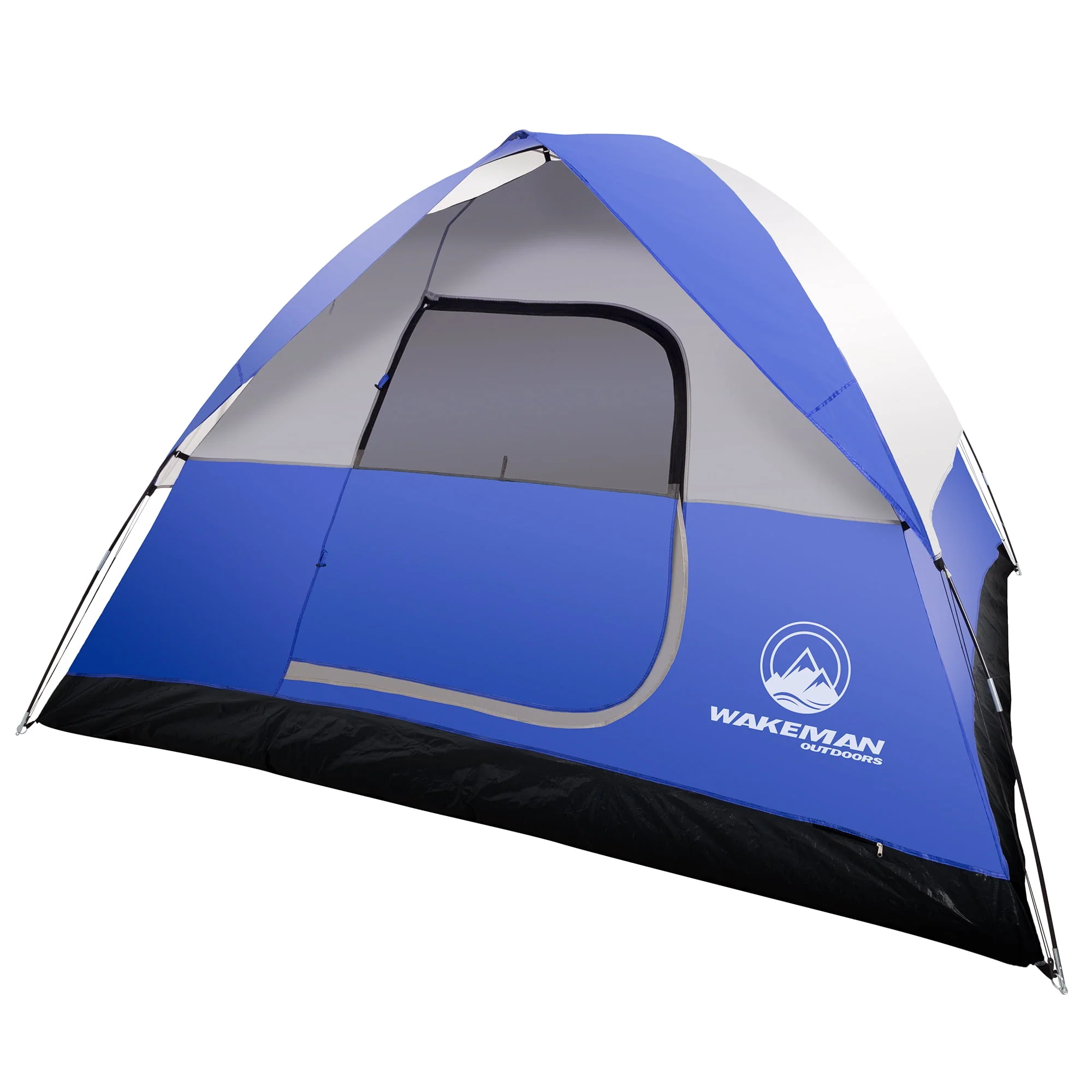 4-Person Tent, Water Resistant Dome Tent for Camping With Removable Rain Fly And Carry Bag, Rebel Bay 4 Person Tent By Wakeman Outdoors