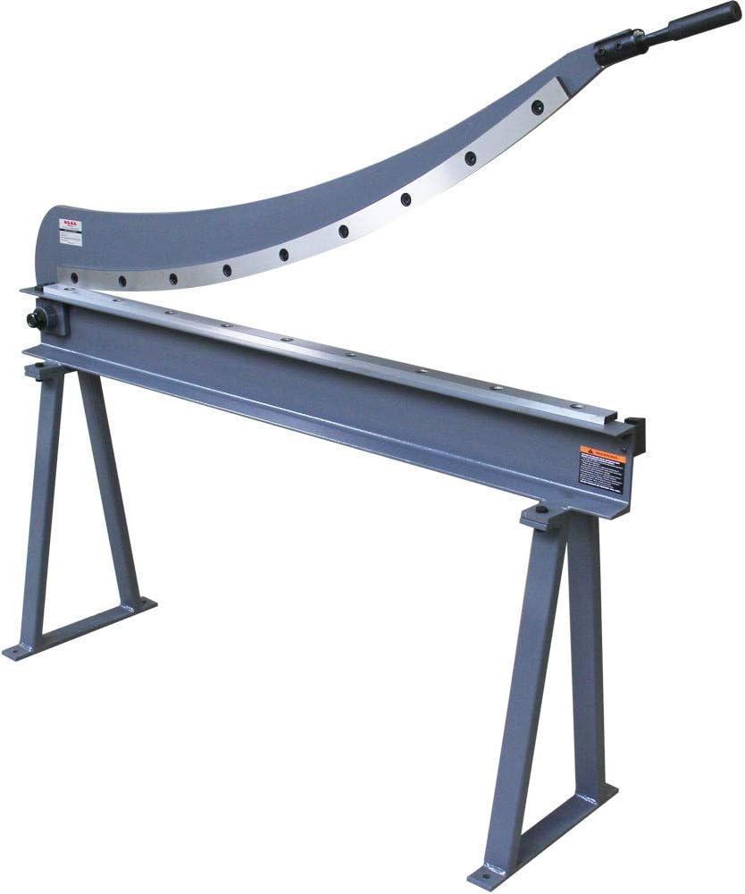 KAKA Industrial Sheet Metal Plate Shear, Solid Steel Frame, Mounting Type Metal Shear, High Precision Manual Hand Plate Shear (HS-52)
