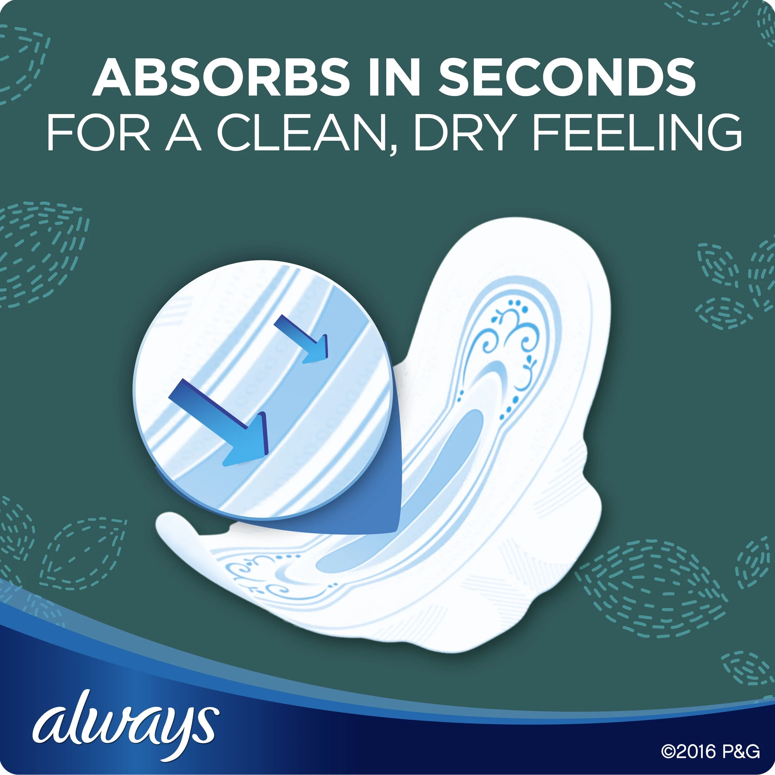 Always Ultra Thin Overnight Pads with Wings, Size 4, Overnight Absorbency, 36 Count