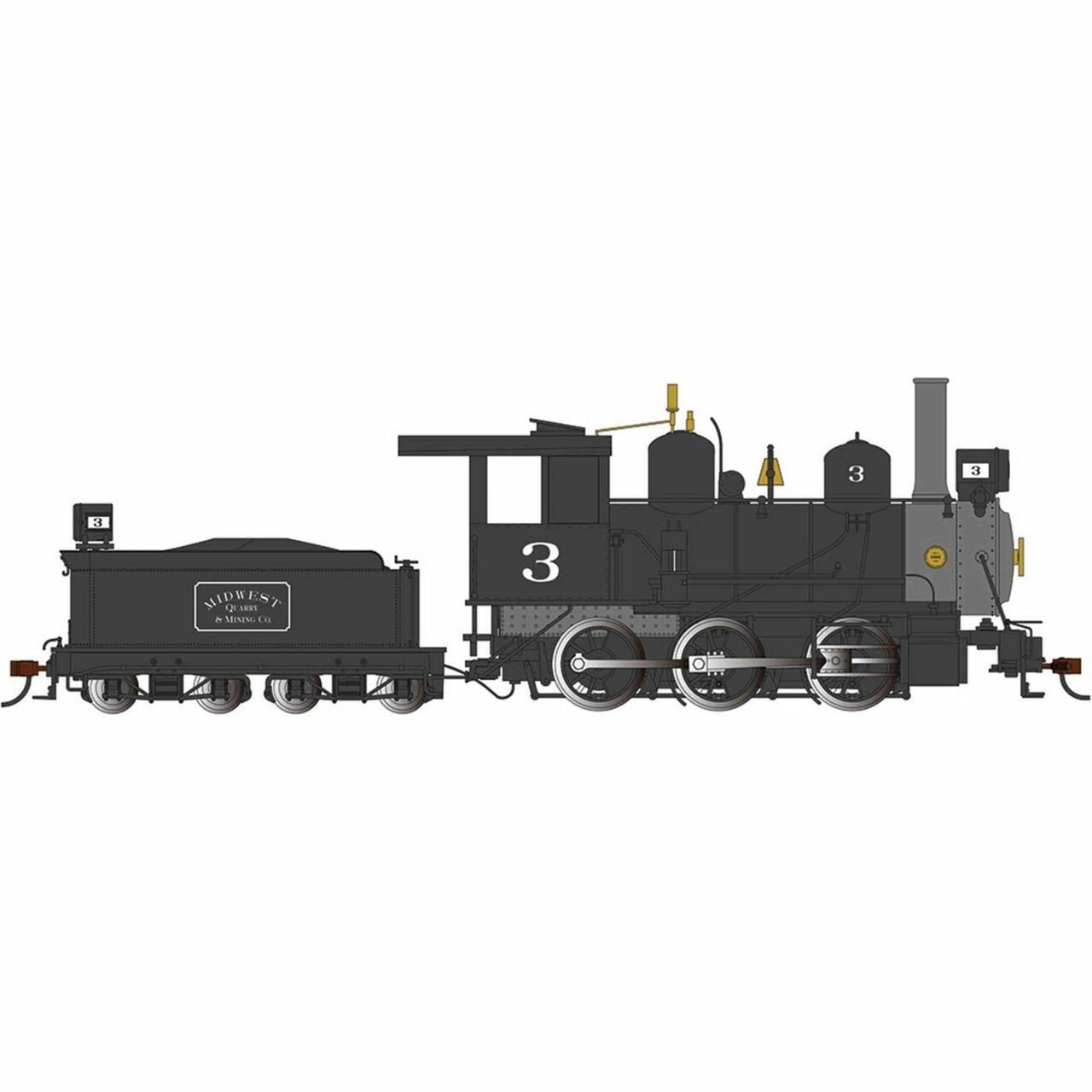 Bachmann 29403 On30 Midwest Quarry 0-6-0 Steam with DCC - Megean