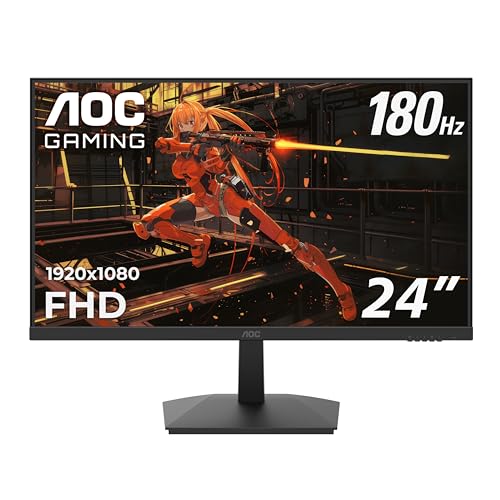 AOC C27G2Z 27" Curved Frameless Ultra-Fast Gaming Monitor, FHD 1080p, 0.5ms 240Hz, FreeSync, 2x HDMI 2.0, 1x Display Port, Height Adjustable