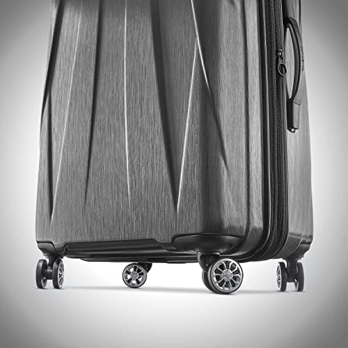 Samsonite Centric 2 Hardside Expandable Luggage with Spinner Wheels, Black, Carry-On 20-Inch