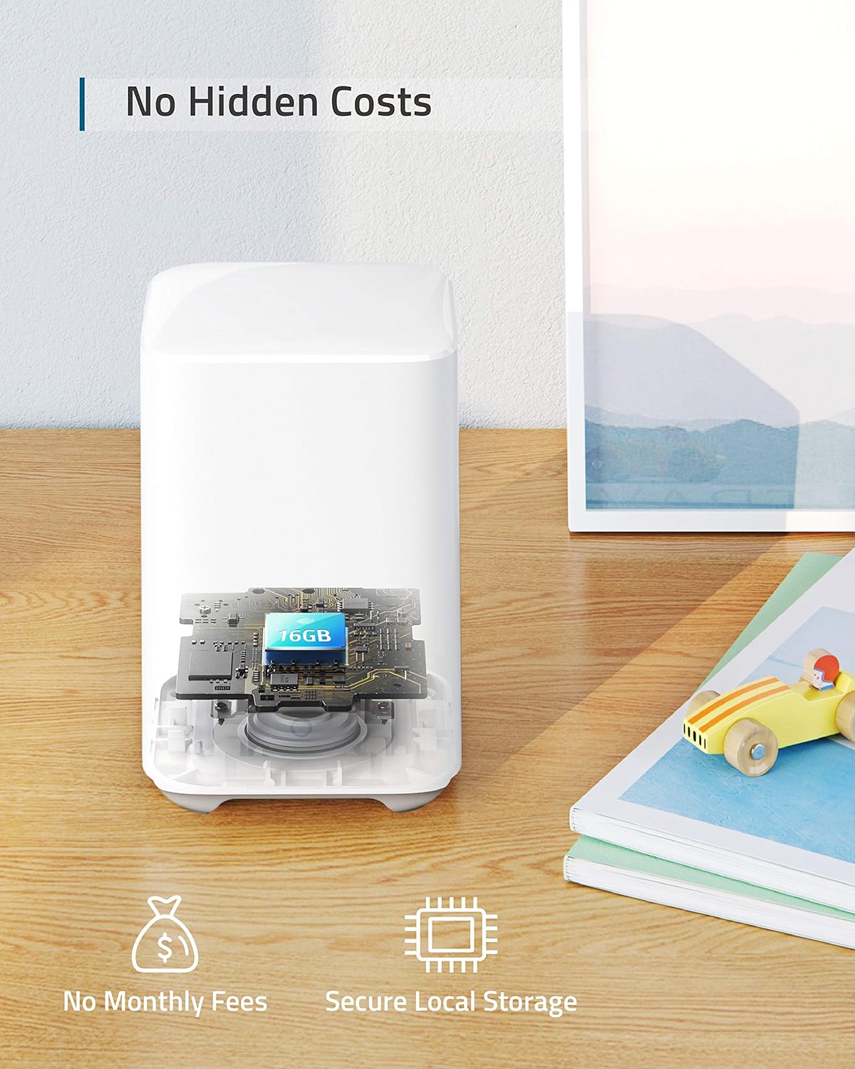 eufy Security eufyCam 2 Wireless Home Security Camera System, 365-Day Battery Life, HomeKit Compatibility, HD 1080p, IP67 Weatherproof, Night Vision