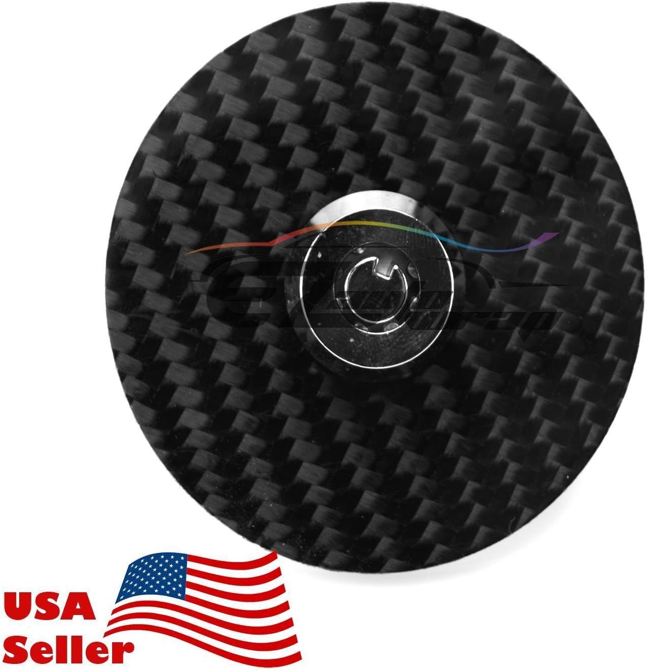 EZAUTOWRAP Universal Racing Mount Bonnet Black Carbon Fiber Hood Pins Latch Key Locking Kit