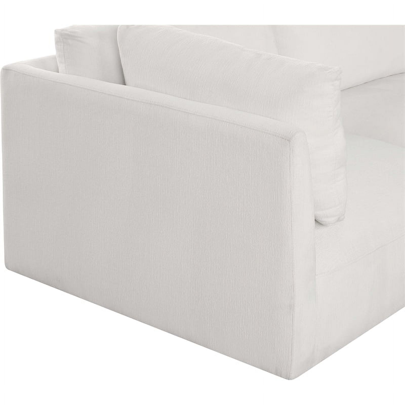 Meridian Furniture Ease Cream Fabric Modular Sofa