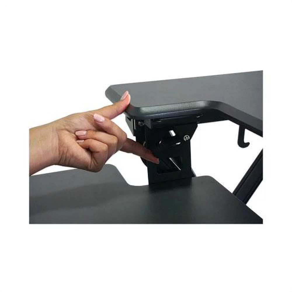 Victor Technology DCX760 High Rise Height Adjustable Standing Desk With Keyboard Tray