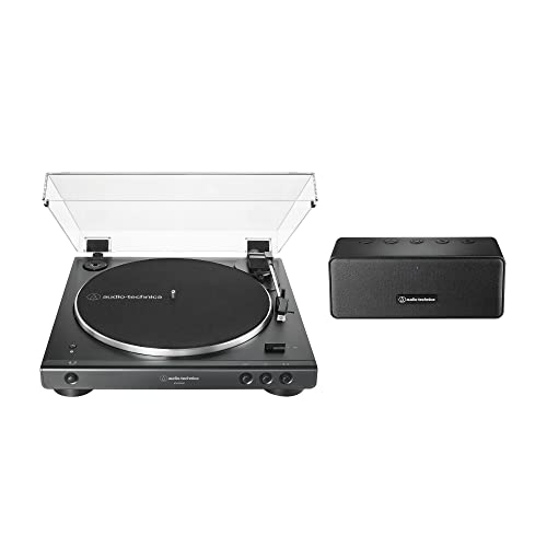 Audio-Technica AT-LP60XBT-RD Fully Automatic Belt-Drive Stereo Turntable, Red/Black, Bluetooth, Hi-Fi, 2 Speed