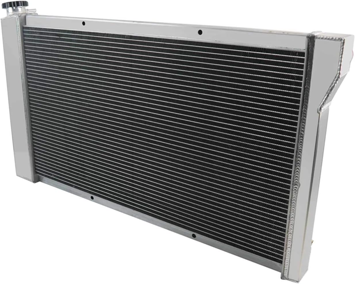 OzCoolingParts 4 Row Aluminum Radiator + 2 x 12" Fan w/Shroud for 1967-1972 68 69 70 71 Chevy C10 C20 K10 K20 K30 Pickup Trucks and GMC More Models