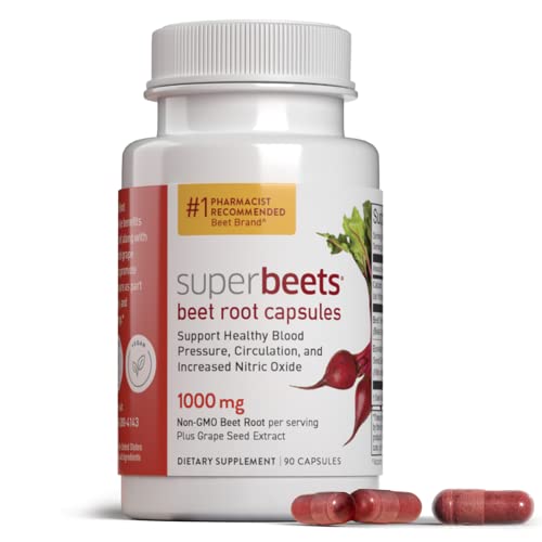 humanN SuperBeets Beet Root Capsules ?90 Count - Kansas Nuitrition - HNZSDS
