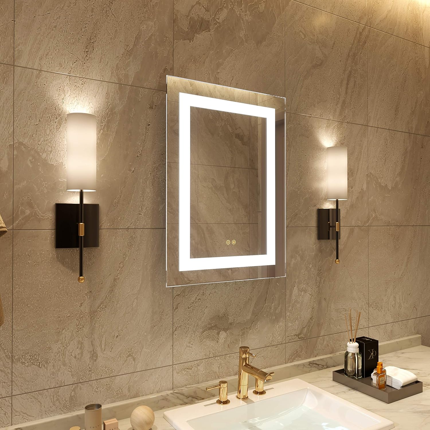 Petus PetusHouse 20 X 28 Inch LED Lighted Bathroom Mirrors
