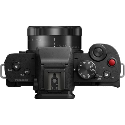 Panasonic Lumix G100 4K Mirrorless Camera with 12-32mm Lens for Photo and Video Vlogging (DC-G100KK) + Filter Kit + 64GB Card + Card Reader + Bag +