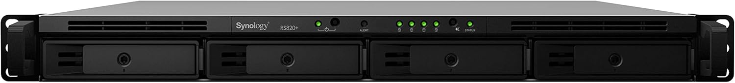 Synology 4bay NAS RackStation RS820+ (Diskless)