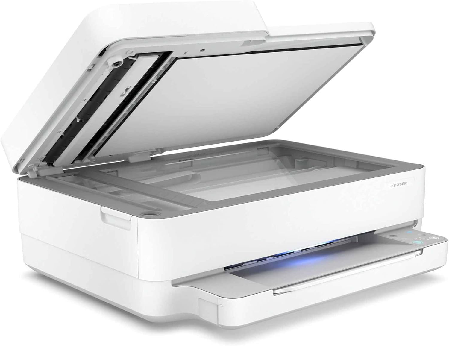 HP Envy 64 58e All-in-One Wireless Color Inkjet Printer for Home Office, White- Print Copy Scan - 10 ppm, 4800 x 1200 dpi, Auto 2-Sided Printing