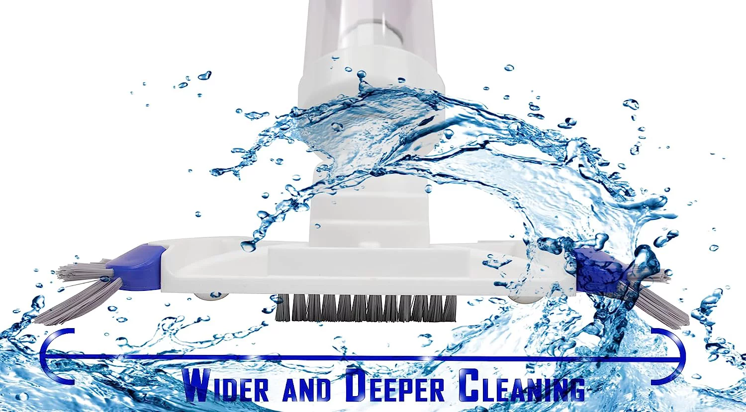 POOL SHARK Max Cordless Pool Vacuum Full Hour of Strong Suction for Deep Pool Cleaning