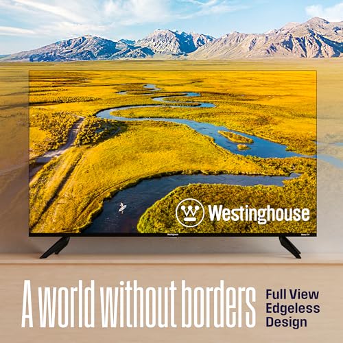 Westinghouse Roku TV - 43 Inch Smart TV, 4K UHD QLED Television w/HDR 10+, Dolby Vision, Wi-Fi & Mobile App Connectivity