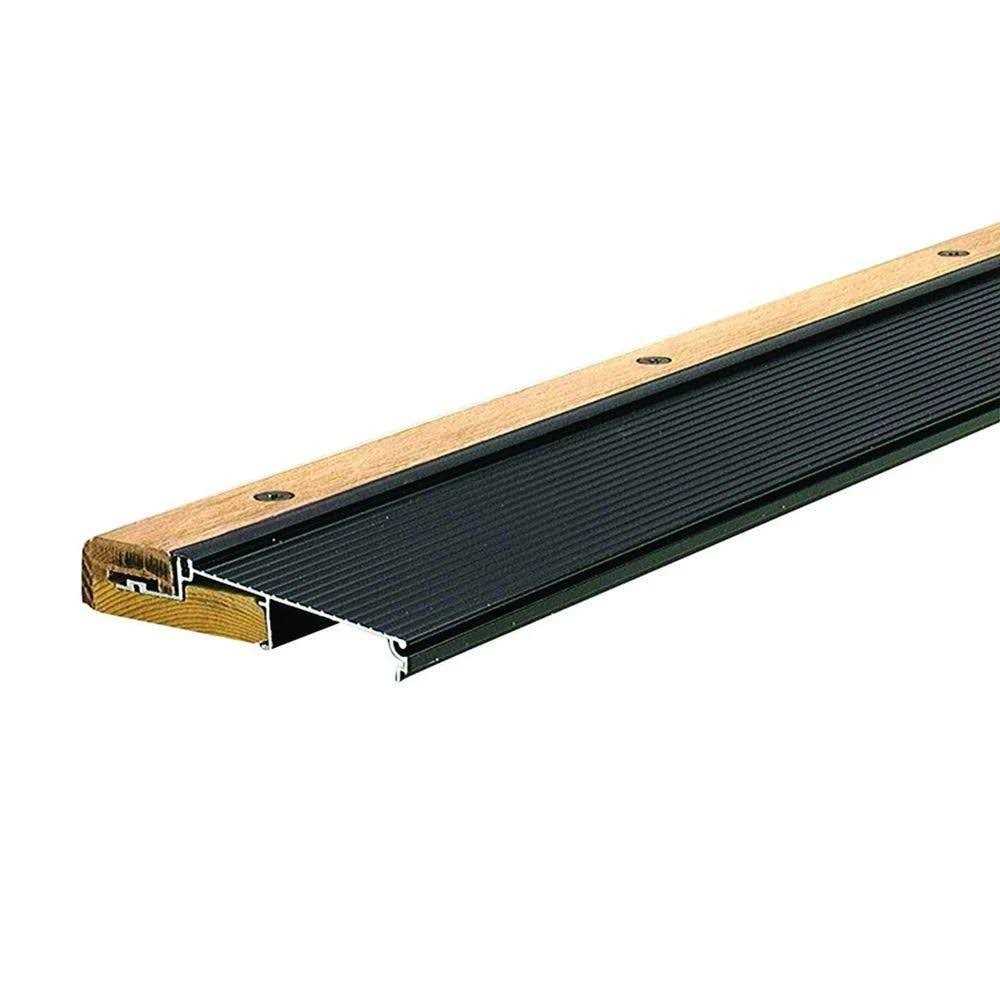 M-D Building Products Adjustable 5-5/8 in. x Aluminum and Hardwood Inswing Threshold