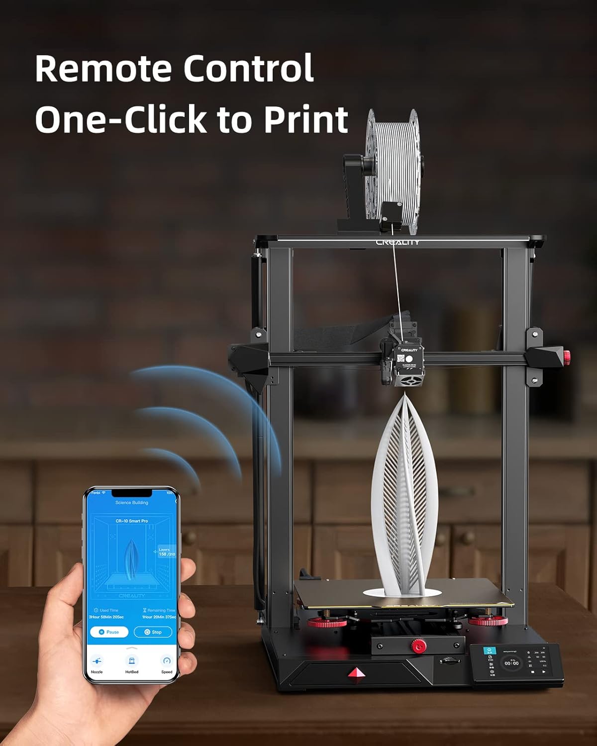 Creality CR 10 Smart Pro 3D Printer Powerful Direct Extruder, Creality Cloud Printing, Auto Levelling