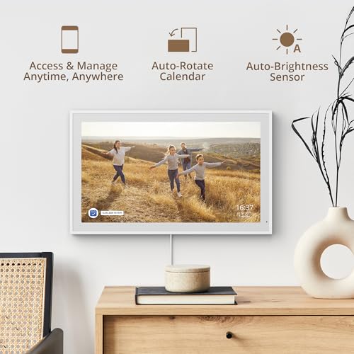 Dragon Touch 15.6" Digital Calendar Chore Chart – 1080P Full HD Interactive Touchscreen, Smart Family Planner