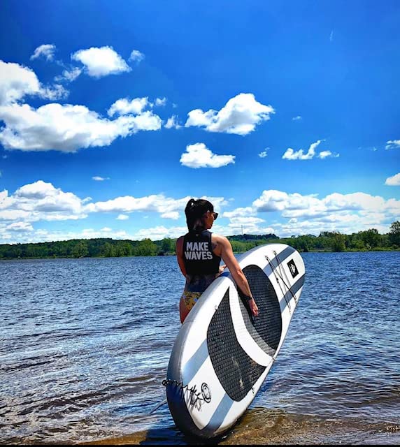 Roc Inflatable Stand Up Paddle Boards with Premium SUP Paddle Board Accessories, Wide Stable Design, Non-Slip Comfort Deck for Youth & Adults