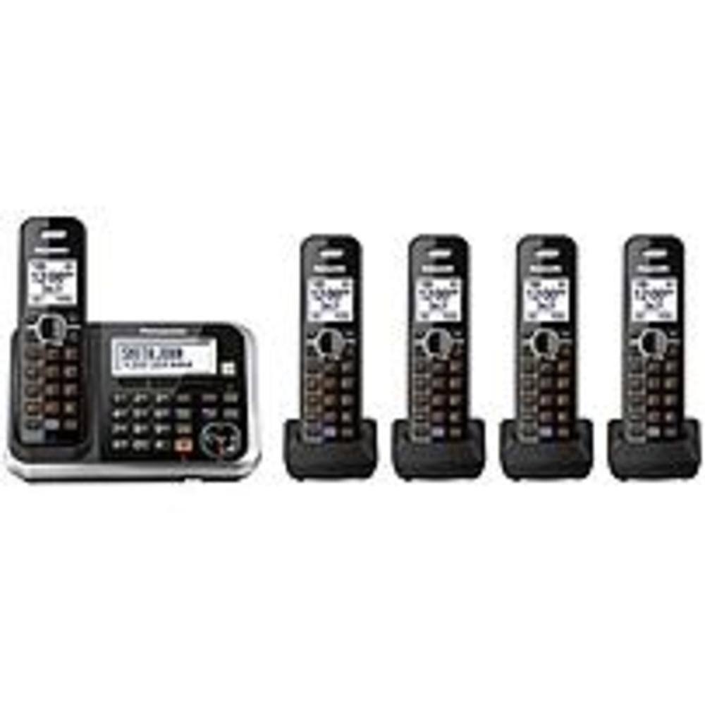 Panasonic Kx-tg6845b Dect 6.0 Plus Expandable Digital Cordless Answering System