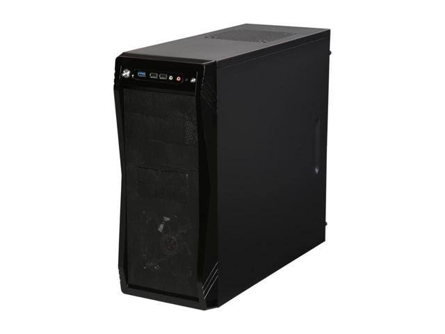 Rosewill Challenger ATX Mid-Tower 3X Fans Blue LED Gaming PC Case