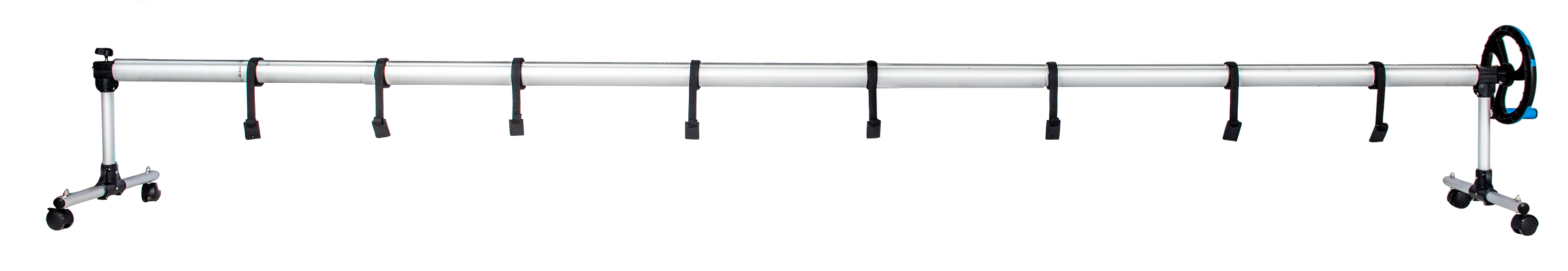 In-Ground Pool Solar Cover Aluminum Reel with Telescopic Tube and Wheels - 18ft