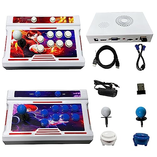 FVBADE [30000 Game in 1] 70S Pandora Box Retro Games Arcade Game Console with Two Separate Host for PC & Projector & TV 3D Games 1-4 Players Category