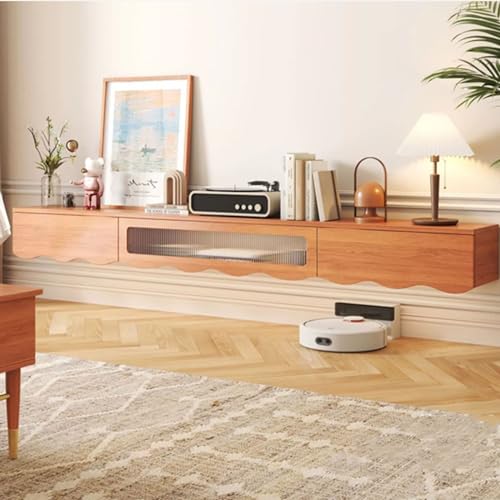 TV stand, Household Floating TV Stand, Wall Mounted Entertainment Center and Cabinet Shelf, TV Console with Storage, Media Console for DVD Player