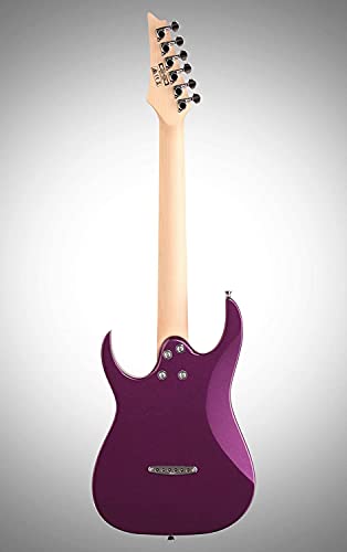 Ibanez GRGM 6 String Solid-Body Electric Guitar, Right, Candy Apple (GRGM21MCA)
