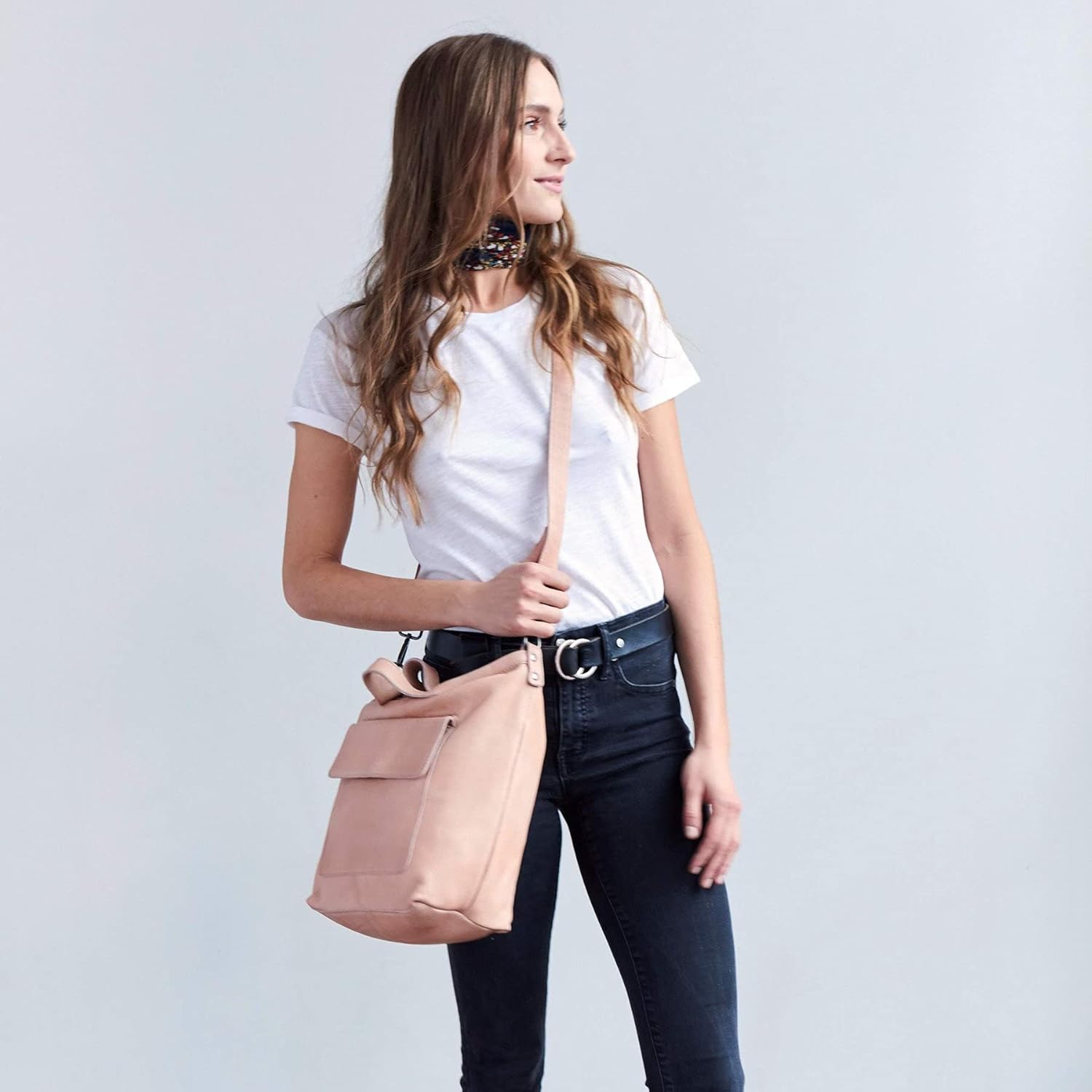 Latico Leathers Bianca Leather Tote Bag for Women (Cognac) - Made From 100% Authentic Leather Handcrafted by Artisans