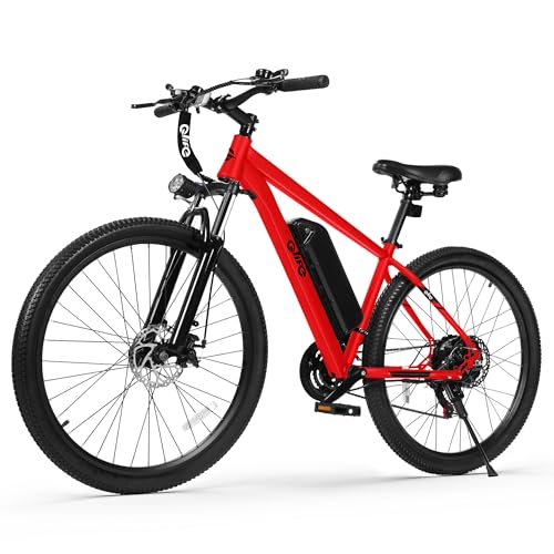 Racer Electric Bike for Adults - 21-Speed Mountain Lightweight Ebike with Peak 750W 22MPH Brushless Motor, 375Wh Removable Battery