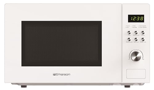 Emerson Countertop Microwave Oven with Removable Glass Turntable with Child Safe Lock