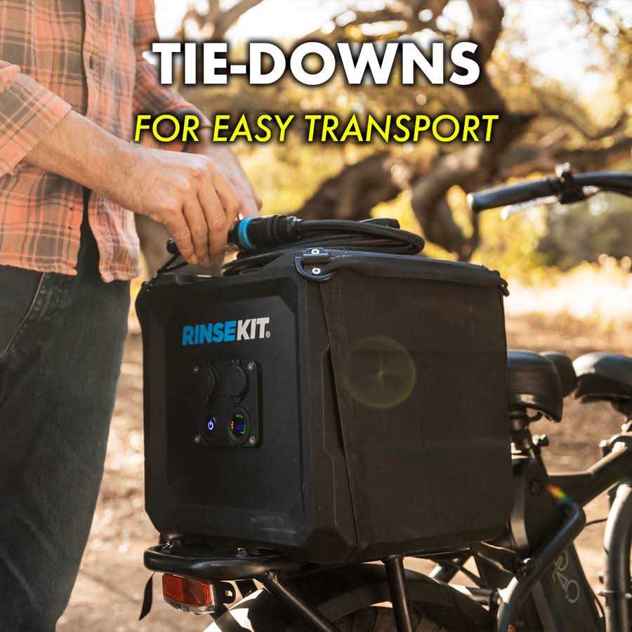 857007006357 RinseKit Cube Electric Portable Shower - Sports Supplies Online Store