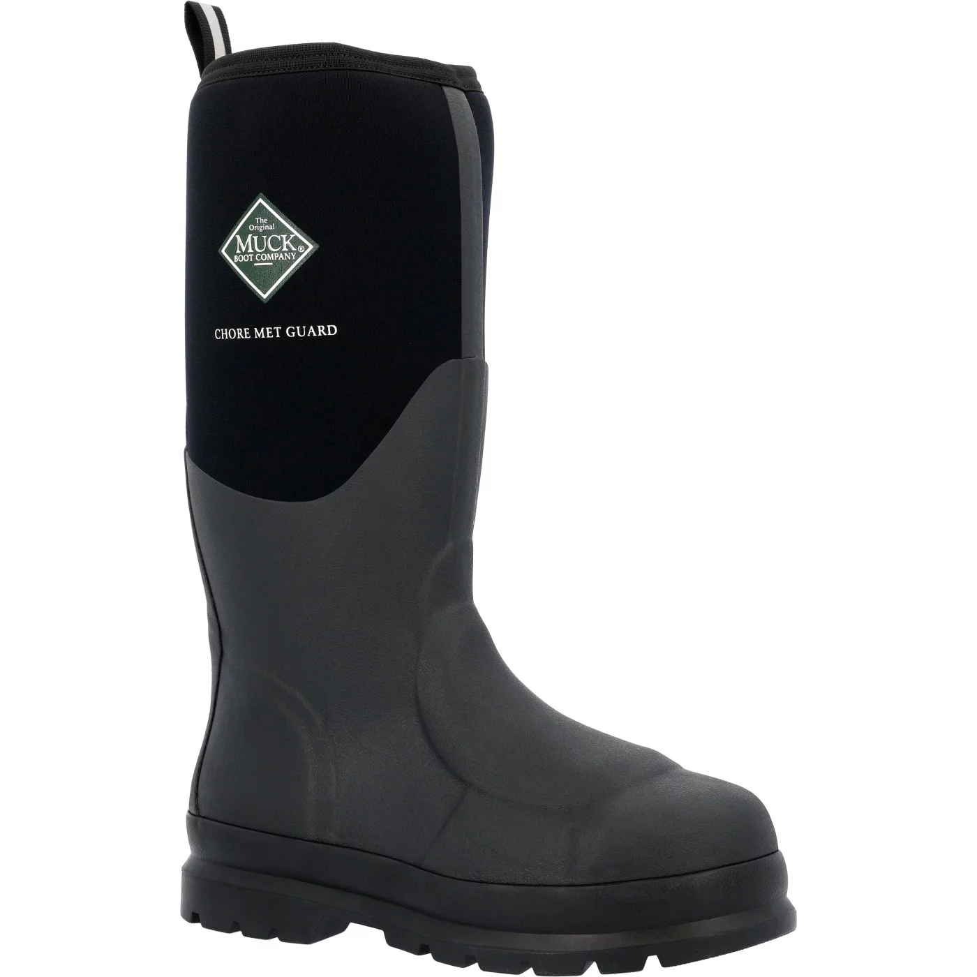 Muck Men's Waterproof Met Guard Protective Work Boot, Black - Curated Treasures Market