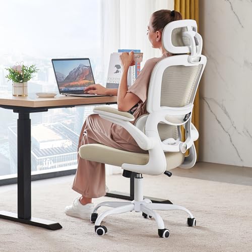TRALT Office Chair Ergonomic Desk Chair, 330 LBS Home Mesh Office Desk Chairs with Wheels, Comfortable Gaming Chair