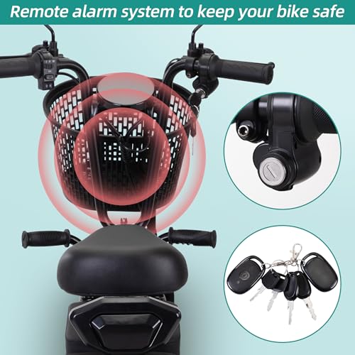 Electric Tricycle for Adults, Foldable Ebike for Seniors with 3 Seats and Storage Baskets for Shopping, 400W 48V Electric Trike up to 18 MPH