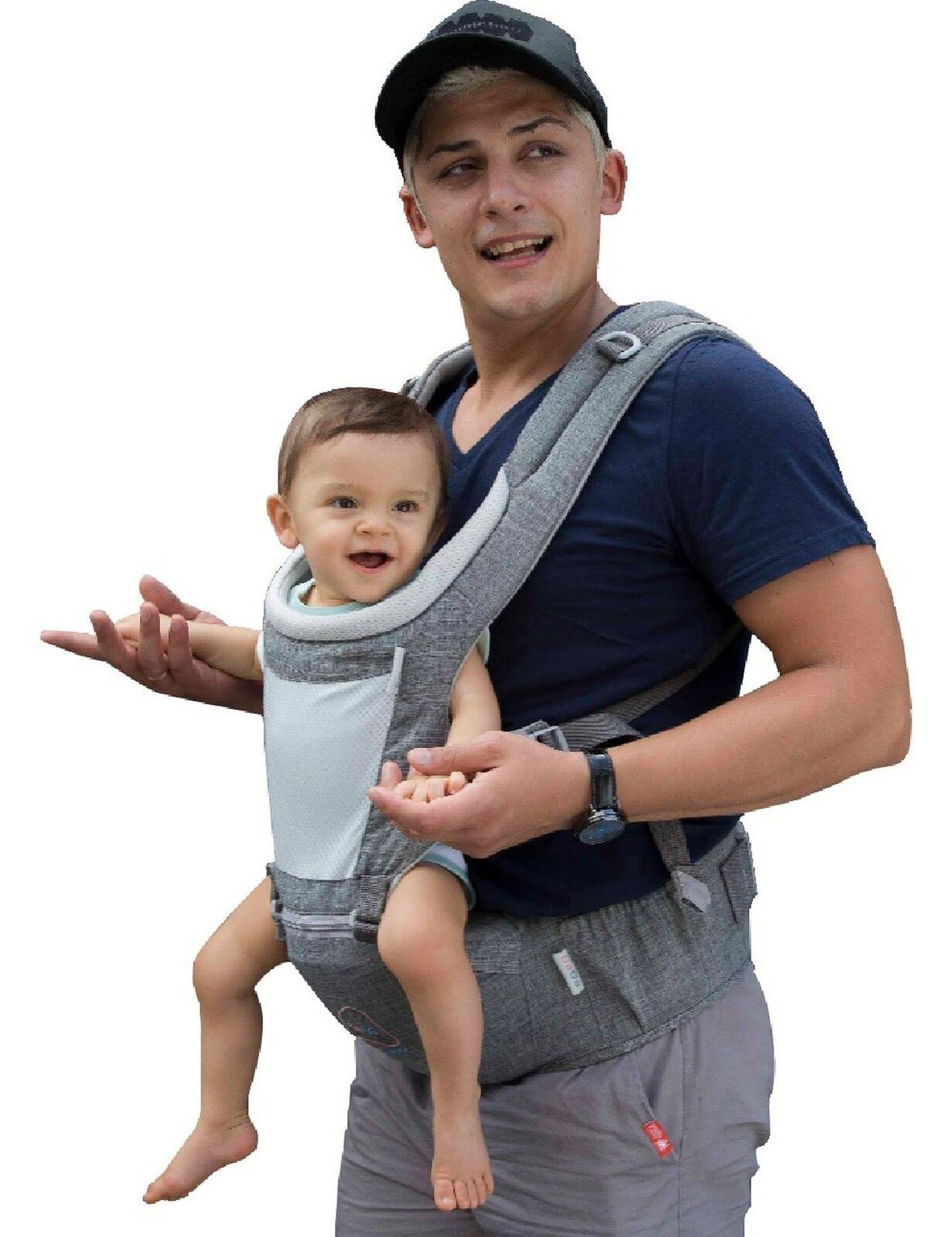 Dada Hip Seat Baby Carrier, Airflow 360 Ergonomic Baby Carrier with Hi