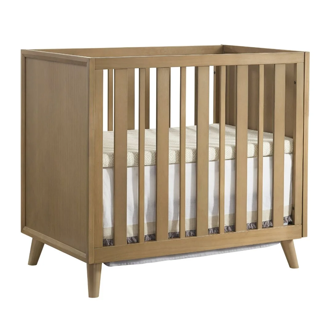Oxford Baby Renwick 3 in 1 Mini Convertible Crib, Acorn Brown